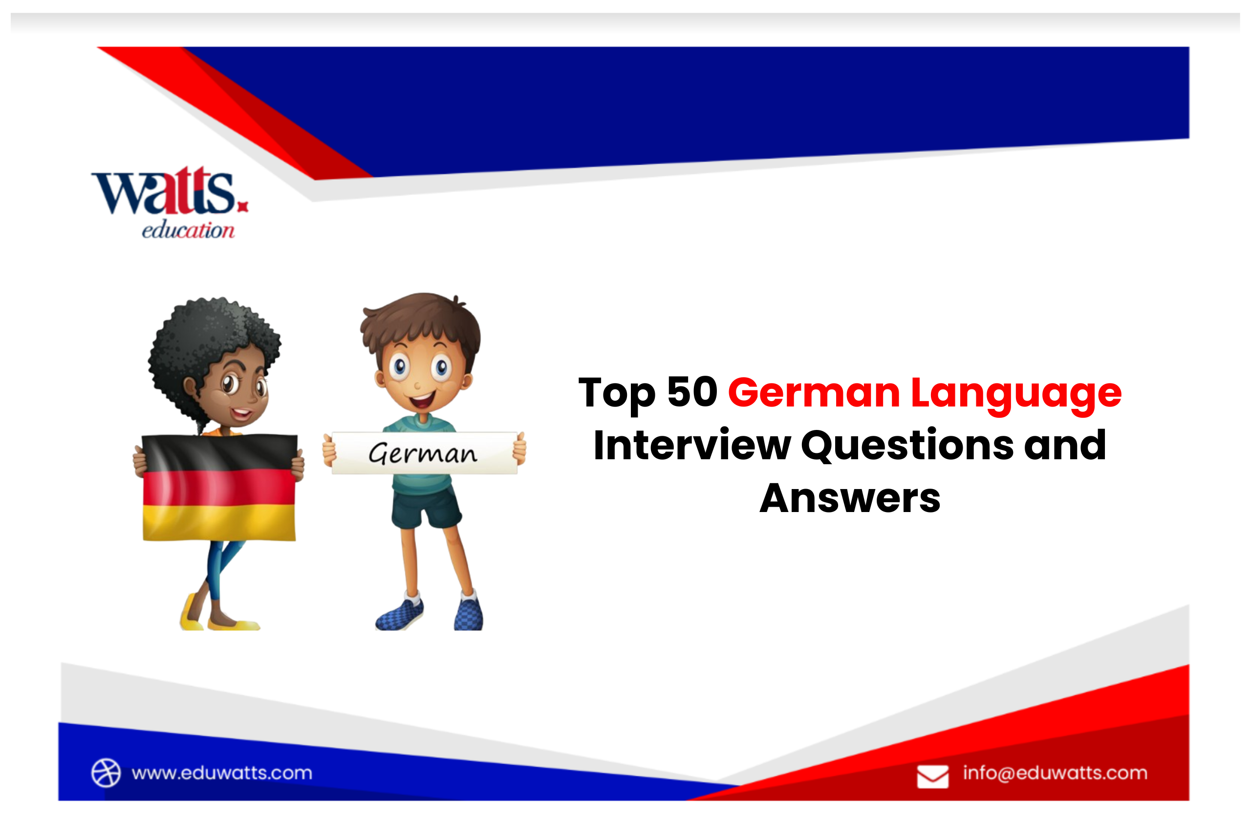 Top 50 German language interview questions and answers