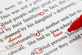 checking and proofreading
