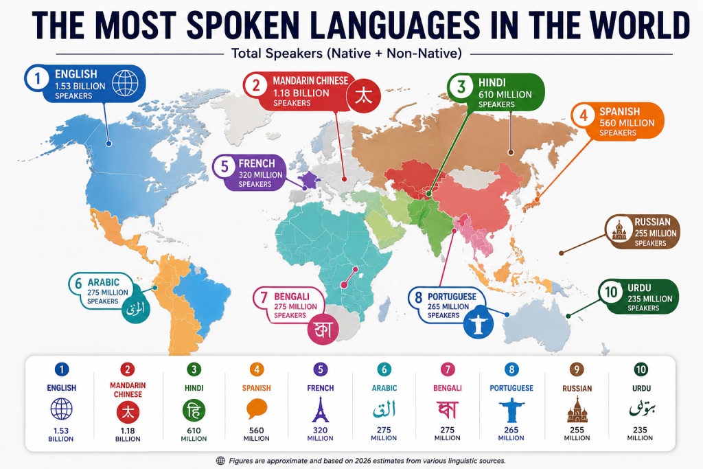 Most Spoken Language in the World