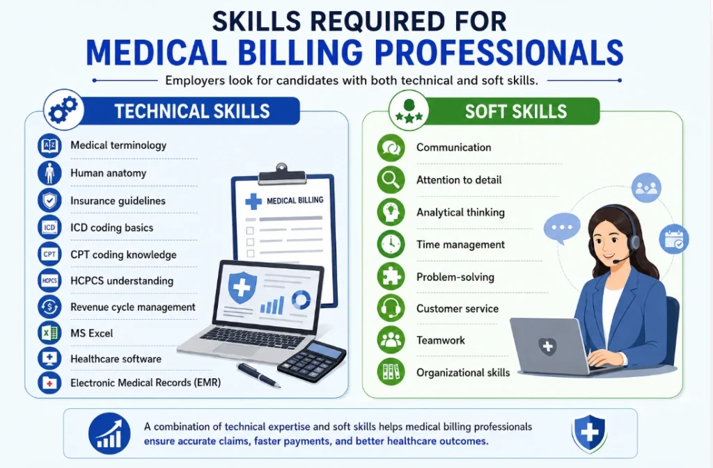 Skills required for medical billing jobs