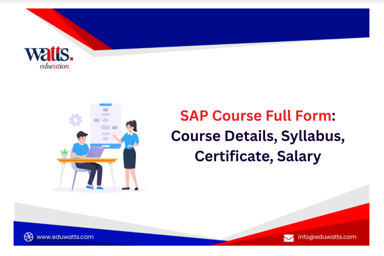 SAP Course Full Form: Course Details, Syllabus, Certificate, Salary
